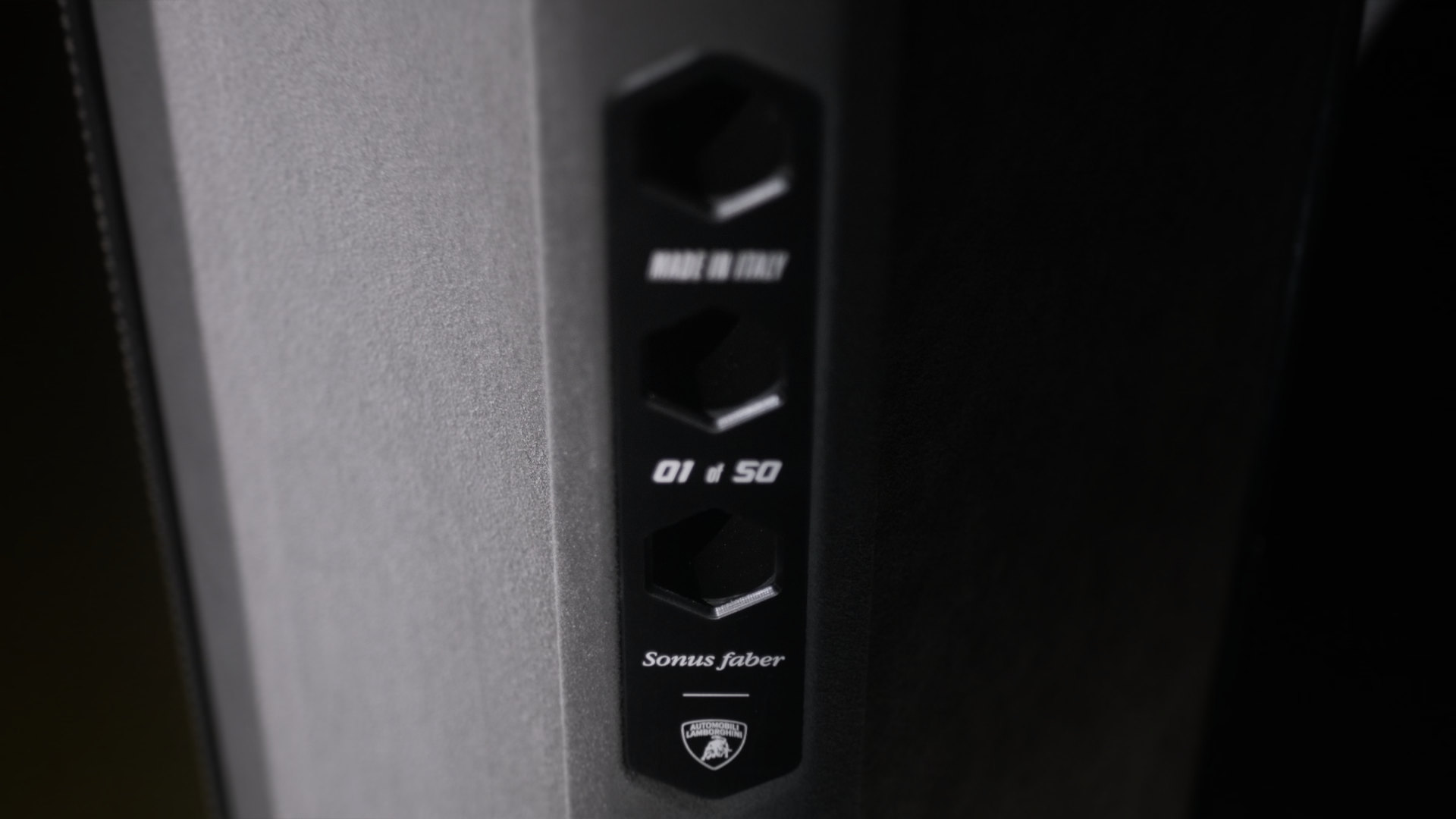 Lamborghini – Sonus faber, dettaglio del diffusore